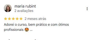 Avaliação de Maria Rubint no Google sobre o Centromediar